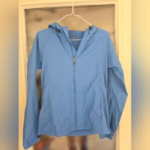 ASICS Women's Blue Lightweight Running Athletic Jacket Sz Small